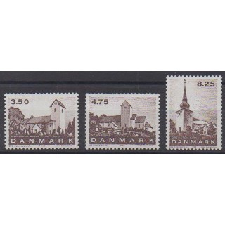 Acheter cette série de timbres du Danemark de l'année 1990 (No 989/991).
