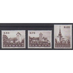 Danemark - 1990 - No 989/991 - Églises