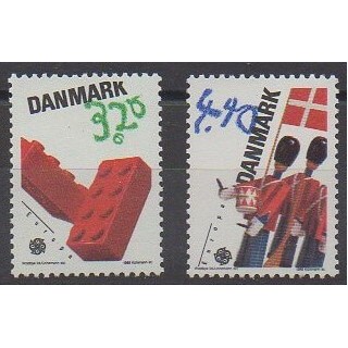 Buy this set of stamps of Denmark of the year 1989 (Nb 953/954).