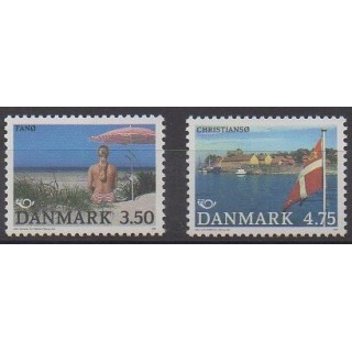 Buy this set of stamps of Denmark of the year 1991 (Nb 1007/1008).