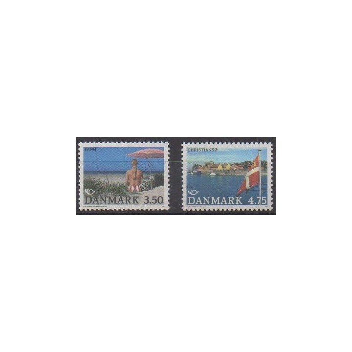 Buy this set of stamps of Denmark of the year 1991 (Nb 1007/1008).
