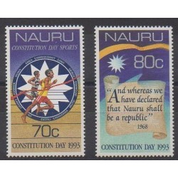 Nauru - 1993 - Nb 384/385 - Various Historics Themes
