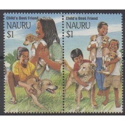 Nauru - 1994 - No 392/393 - Chiens
