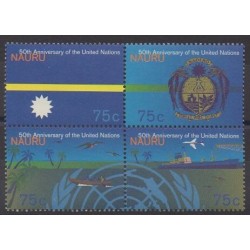 Nauru - 1995 - No 399/402 - Nations unies