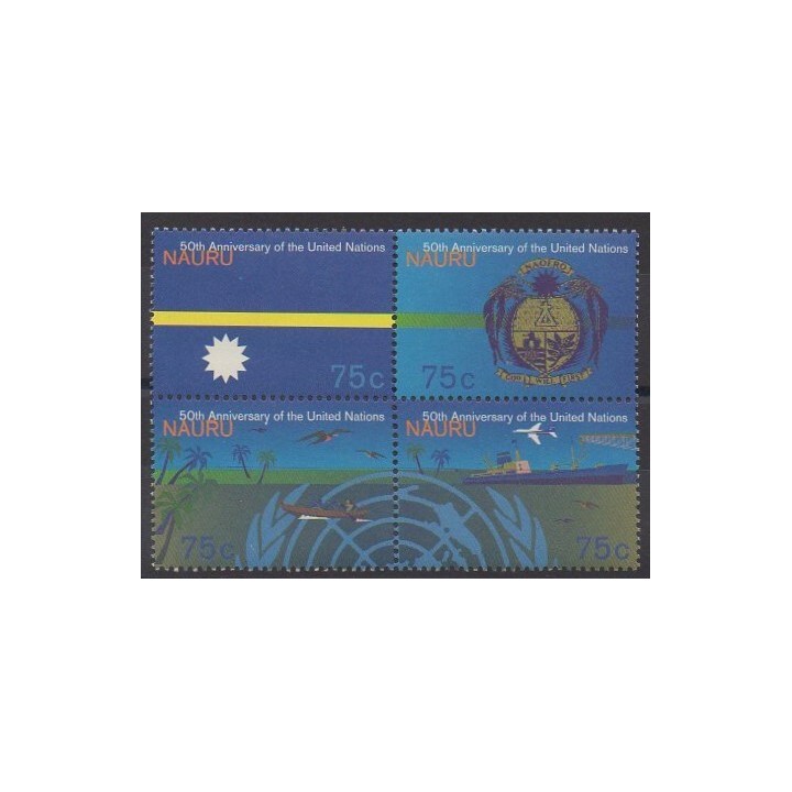 Acheter cette série de timbres de Nauru de l'année 1995 (No 399/402).