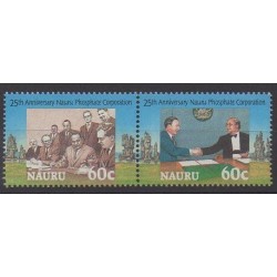 Nauru - 1995 - Nb 406/407 - Various Historics Themes