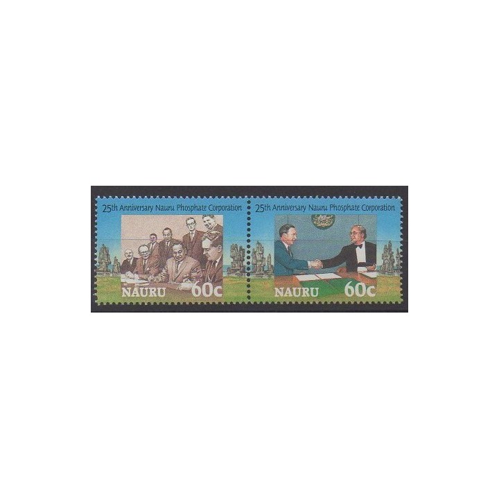 Buy this set of stamps of Nauru of the year 1995 (Nb 406/407).
