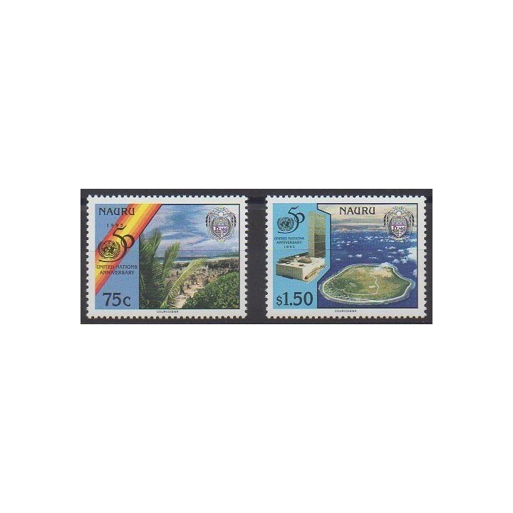 Acheter cette série de timbres de Nauru de l'année 1995 (No 411/412).