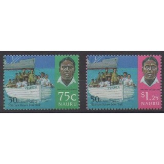 Buy this set of stamps of Nauru of the year 1996 (Nb 415/416).