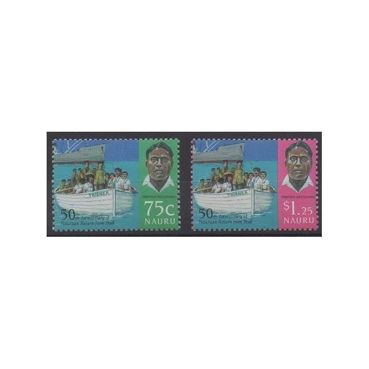 Buy this set of stamps of Nauru of the year 1996 (Nb 415/416).