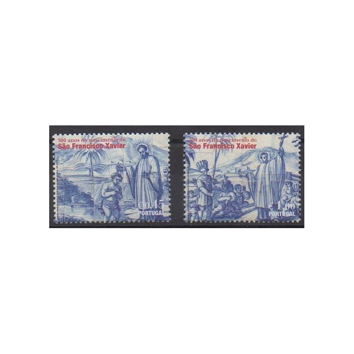 Acheter cette série de timbres du Portugal de l'année 2006 (No 3021/3022).