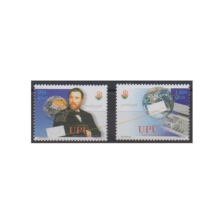 Buy this set of stamps of Portugal of the year 1999 (Nb 2343/2344).