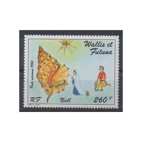 Wallis et Futuna - Poste aérienne - 1984 - No PA142 - Noël