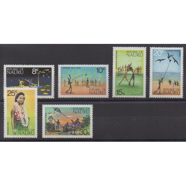 Acheter cette série de timbres de Nauru de l'année 1973 (No 94/99).