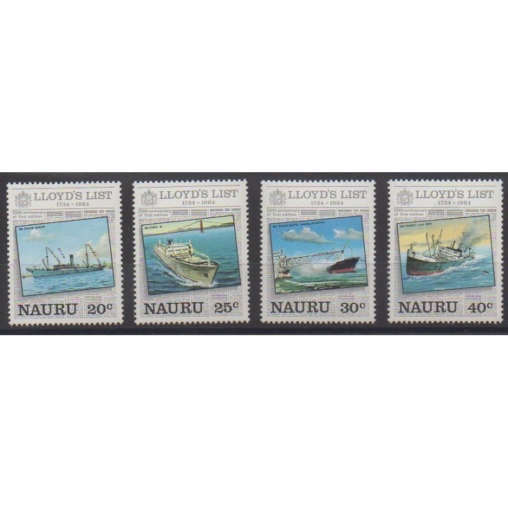 Buy this set of stamps of Nauru of the year 1984 (Nb 278/281).