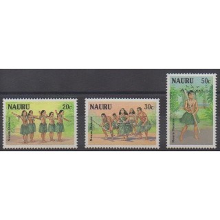 Acheter cette série de timbres de Nauru de l'année 1987 (No 329/331).