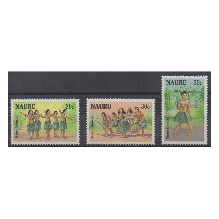 Acheter cette série de timbres de Nauru de l'année 1987 (No 329/331).