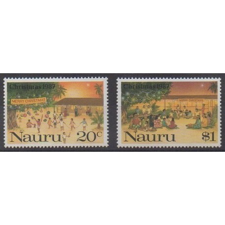 Nauru - 1987 - Nb 337/338 - Christmas
