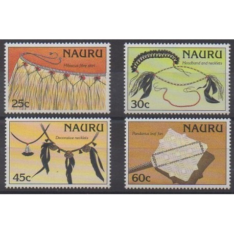 Nauru - 1987 - Nb 332/335 - Craft