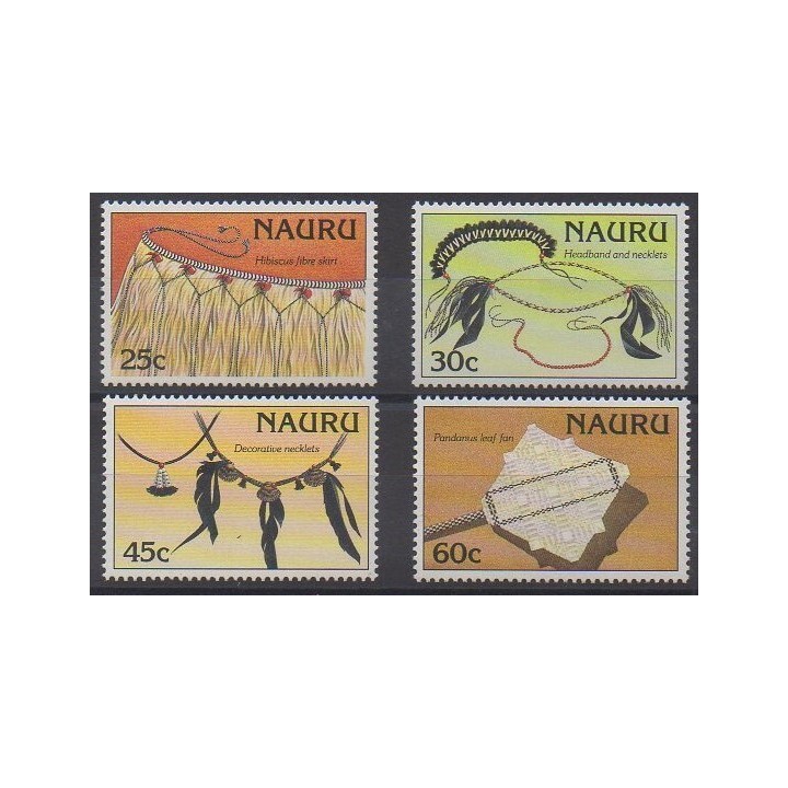 Buy this set of stamps of Nauru of the year 1987 (Nb 332/335).