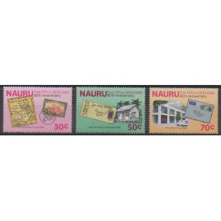 Acheter cette série de timbres de Nauru de l'année 1988 (No 343/345).