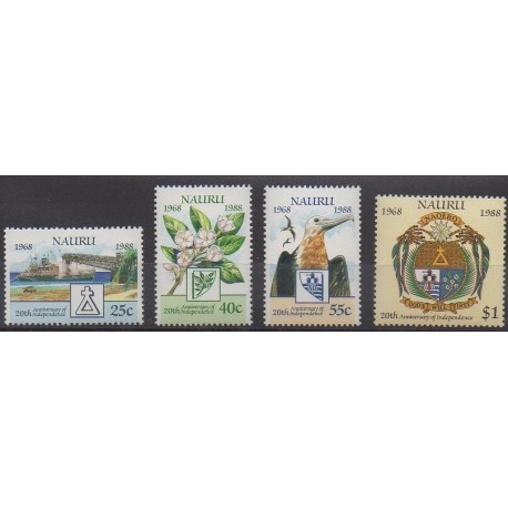 Nauru - 1988 - Nb 339/342 - Various Historics Themes