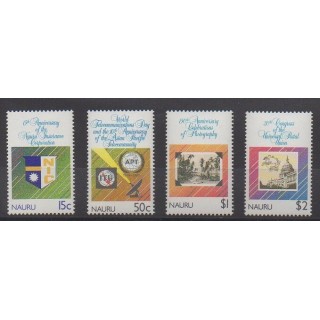 Acheter cette série de timbres de Nauru de l'année 1989 (No 354/357).