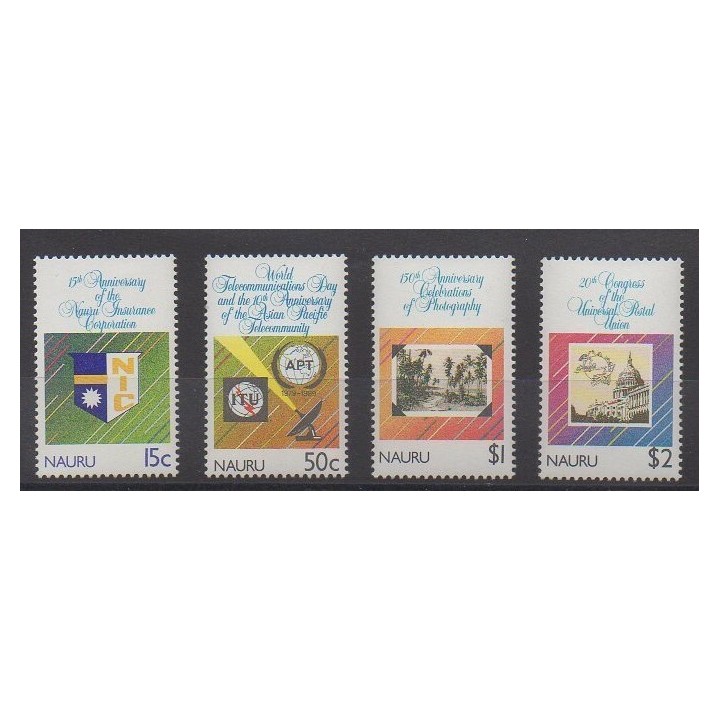 Buy this set of stamps of Nauru of the year 1989 (Nb 354/357).