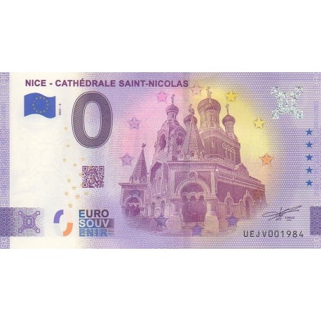 Euro banknote memory - 06 - Nice - Cathédrale Saint-Nicolas - 2021-3 - Nb 1984