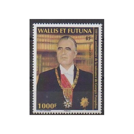 Wallis et Futuna - 2011 - No 753 - Célébrités