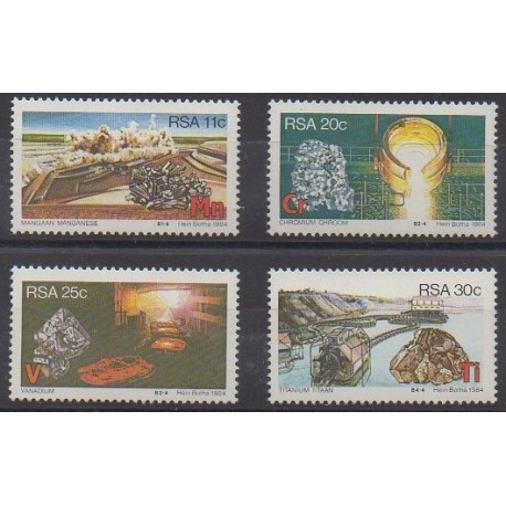 Afrique du Sud - 1984 - No 552/555 - Sciences et Techniques