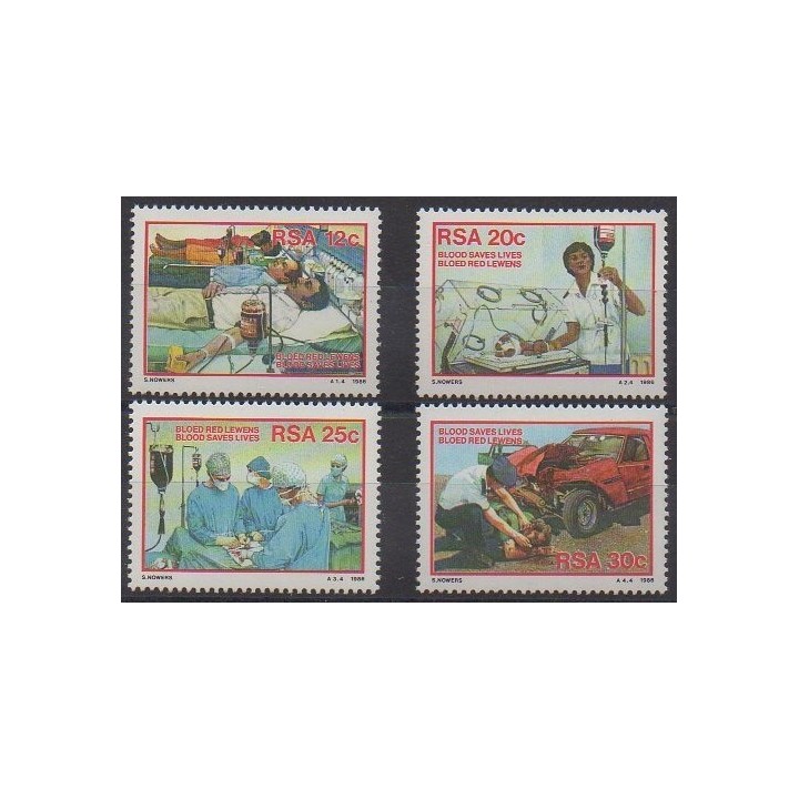 Buy this set of stamps of South Africa of the year 1986 (Nb 599/602).