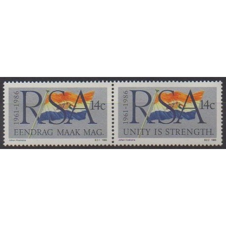 Afrique du Sud - 1986 - No 604/605