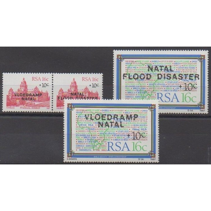Buy this set of stamps of South Africa of the year 1987 (Nb 634/637).