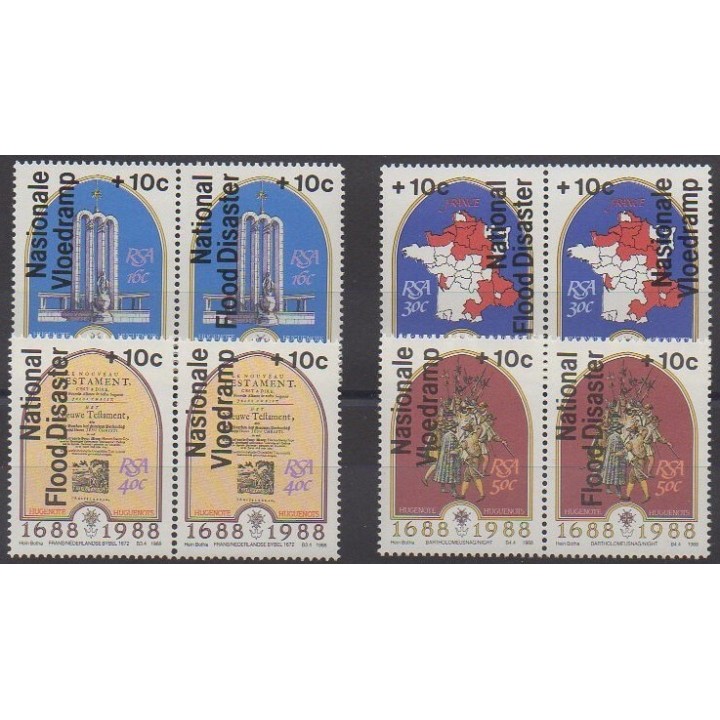 Acheter cette série de timbres d'Afrique du Sud de l'année 1988 (No 648/655).
