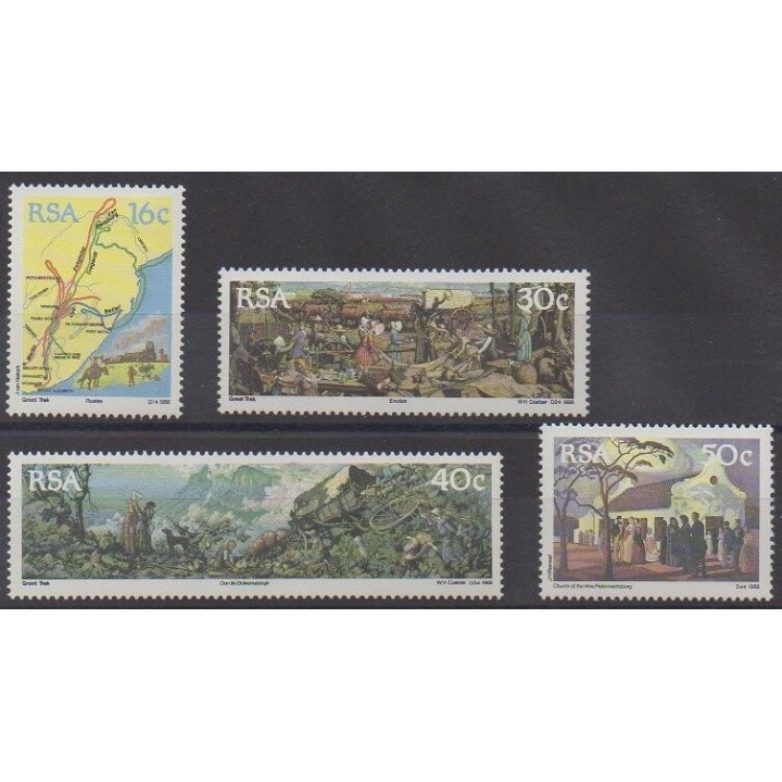 Buy this set of stamps of South Africa of the year 1988 (Nb 679/682).