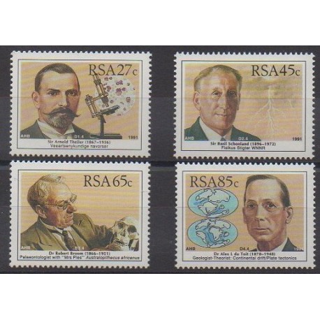South Africa - 1991 - Nb 742/745 - Science