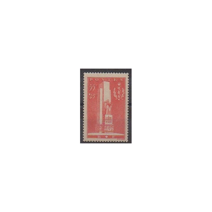 Acheter ce timbre de France de l'année 1938 (No 395). - Neuf avec charnière