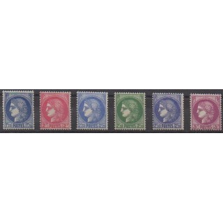 Acheter cette série de timbres de France de l'année 1938 (No 372/376). - Neuf avec charnière
