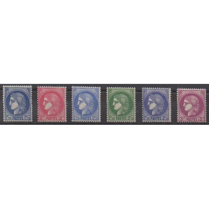 Buy this set of stamps of France of the year 1938 (Nb 372/376).