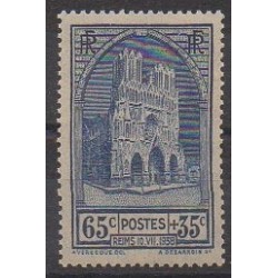 France - Poste - 1938 - No 399 - Églises - Neuf avec charnière