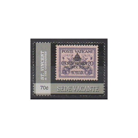 Saint-Vincent - 2005 - No 4874 - Timbres sur timbres