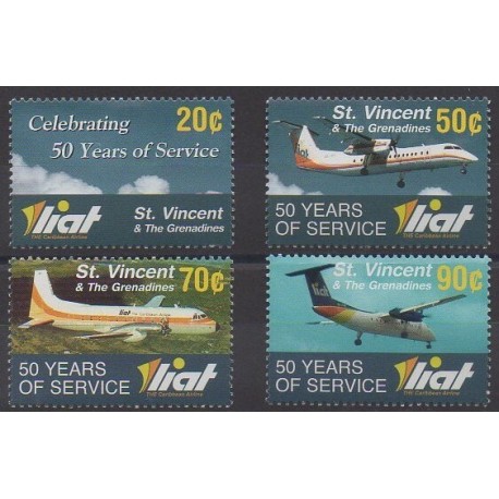 Saint Vincent - 2006 - Nb 4944/4947 - Planes
