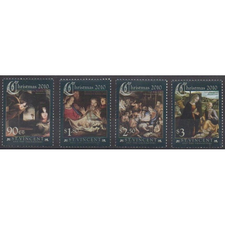 Buy this set of stamps of Saint Vincent of the year 2010 (Nb 5489/5492).