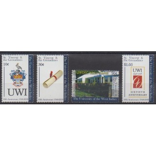 Acheter cette série de timbres de Saint-Vincent de l'année 2008 (No 5100/5103).