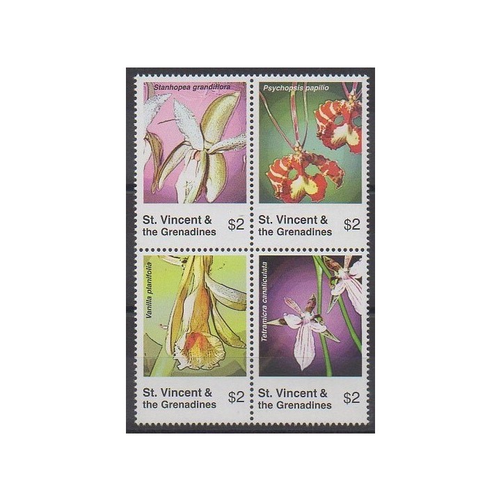 Acheter cette série de timbres de Saint-Vincent de l'année 2007 (No 5019/5022).