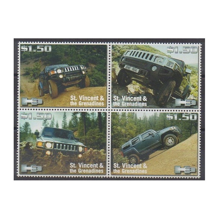 Acheter cette série de timbres de Saint-Vincent de l'année 2008 (No 5070/5073).