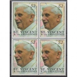 Saint Vincent - 2008 - Nb 5096/5099 - Pope