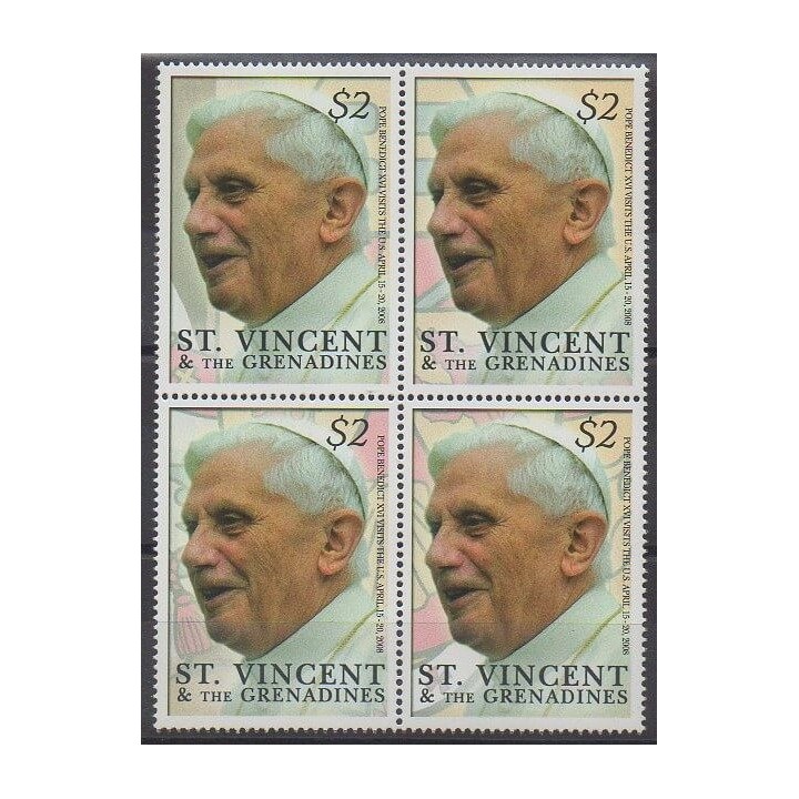 Buy this set of stamps of Saint Vincent of the year 2008 (Nb 5096/5099).