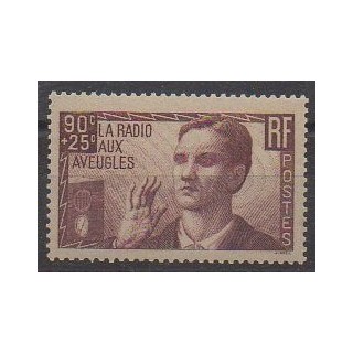 Buy this stamp of France of the year 1938 (Nb 418). - Mint hinged